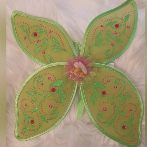Disney Faries Tinker Bell Dress Costume Child Small (Size 4-6) - Picture 8 of 12